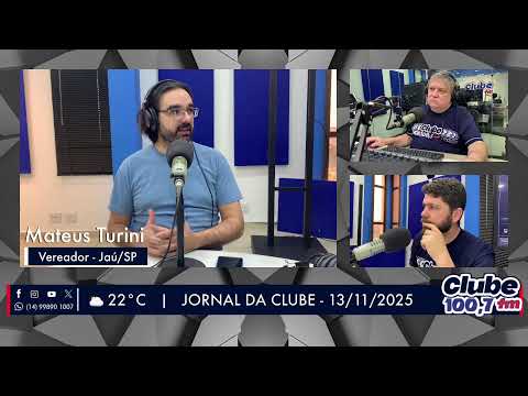 Jornal da Clube - 13/11/25 - Edição da Manhã