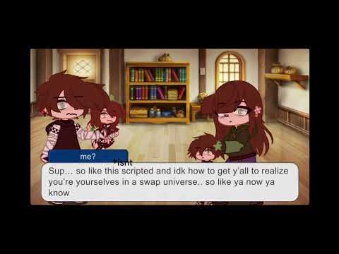 Sammy and Charlie Emily stuck in a room with their swap AU! //Fnaf skit//