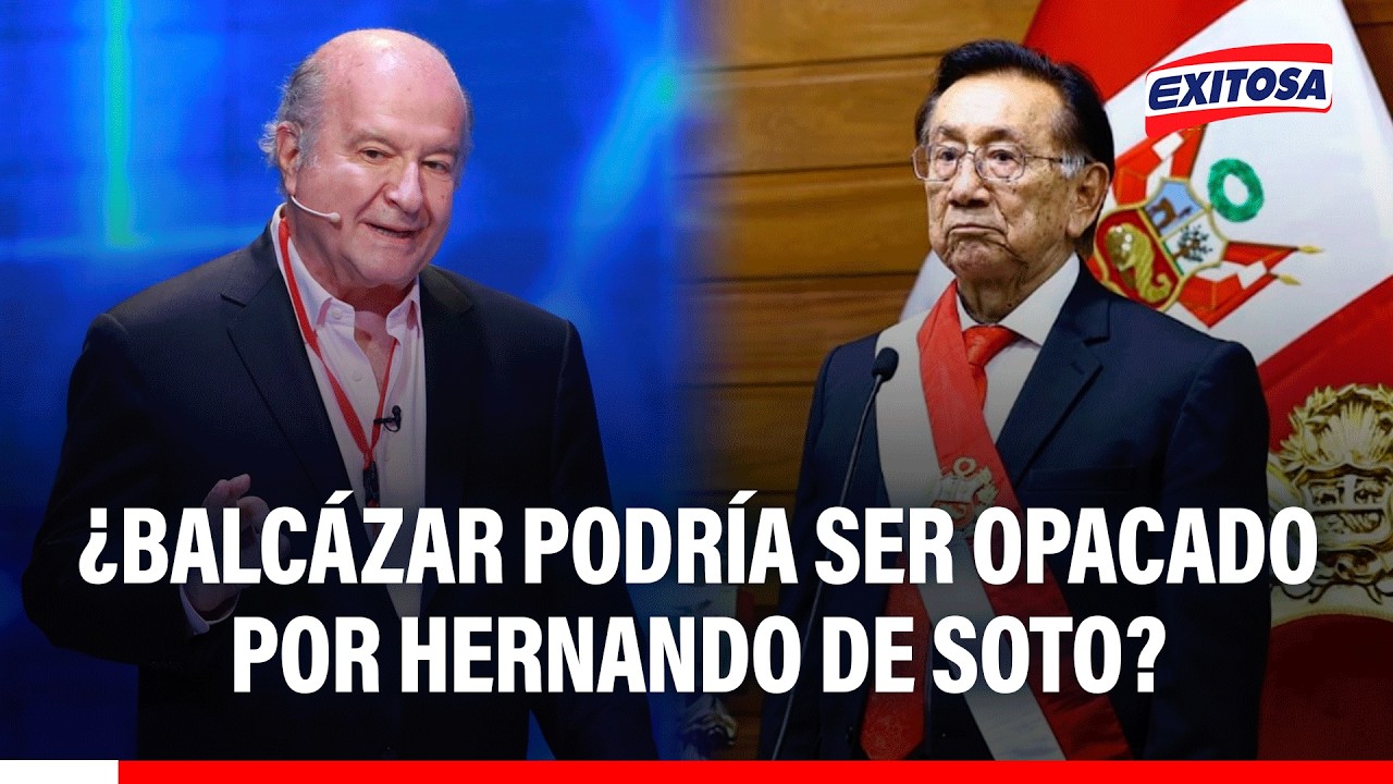 🔴🔵 Hernando de Soto podría no durar como premier si hay fricciones con José Balcázar, según experto
