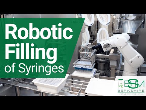 Robotic Filling of Syringes at Berkshire Sterile