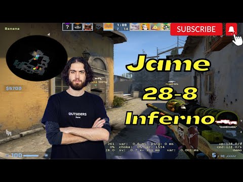 Jame's first FACEIT ranked game after WINNING MAJOR 2022.11.26 - CSGO POV