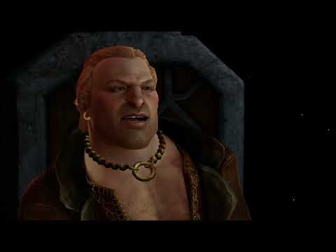 Hawke defeats the Arishok in single combat (ok yes , the dog helps tremendously)