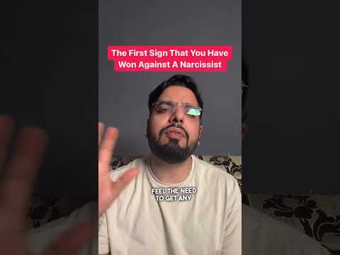 The First Sign That You Have Won Against Narcissist #narcissist