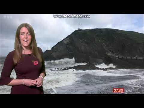 (HD) Alex Osbourne BBC ONE South Today weather November 1st 2022 - 60 fps