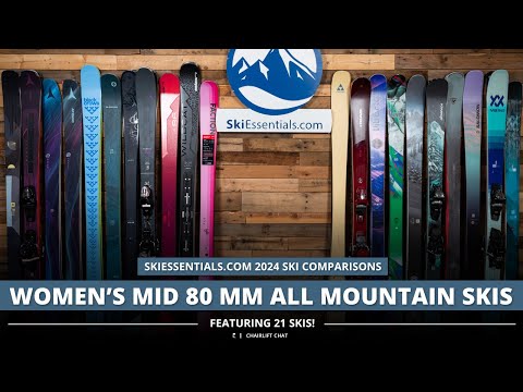 2024 Women's Mid-80 mm All-Mountain Ski Comparison with SkiEssentials.com