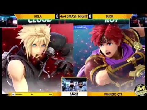 SSBU - 4o4 Smash Night 4 - Kola (Cloud) vs 4o4| Dusk (Roy) - Winners Quarter-Final