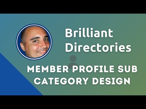 Member Profile Sub Category Design  - Customizing Brilliant Directories