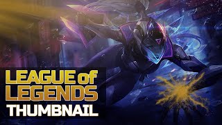 How To Make “League of Legends” Thumbnail! (FREE DOWNLOAD)