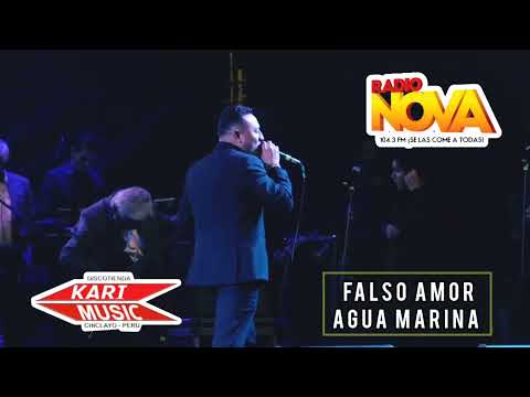 AGUA MARINA FALSO AMOR 2022 EN VIVO  no tengo derecho del autor
