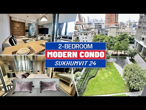 Condomínio moderno em Sukhumvit 24 - Bangkok Property Tour