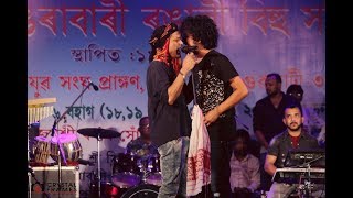 Zubeen Garg and Neer Dipankar.. Live from Hengerabari bihu 2018