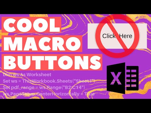Add Button to Your Macro (Alternative Options) | Excel VBA Tip