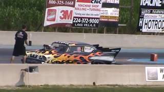 preview picture of video 'NSCB #4 - CWG - Roden's '57 Chevy Pro Mod TnT - 7-19-14'