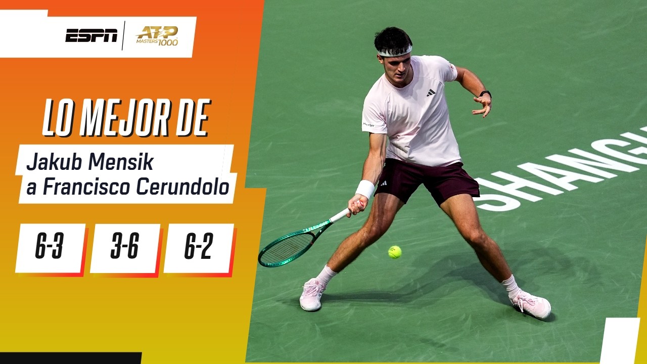 FRANCISCO CERÚNDOLO CAYÓ CONTRA MENSIK Y SE DESPIDIÓ DE SHANGAI EN LA TERCERA RONDA | RESUMEN