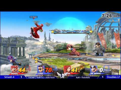 CACAW! Viviff T.G. & Kaito Coon (Red) vs. Ruff! & FedvsRafa (Blue) | S4 Doubles LF | FoF6