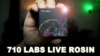 710 Labs:  live rosin.  Upside Down Frown #5