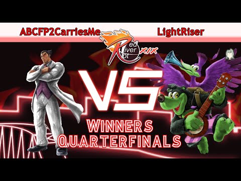 Red River Riot XIX - WQFs - ABCFP2CarriesMe (Kazuya) vs LightRiser (Banjo & Kazooie, Sephiroth)