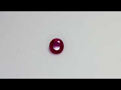 Rubino, taglio ovale, 1.03 ct Video