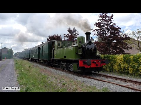 Stoomtrein Maldegem-Eeklo - "Festival Vapeur/Stoomfestival" 2025 (le 4.05) [4K].