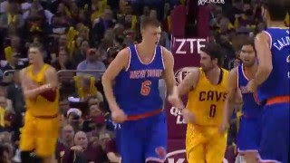 LeBron James - Cleveland Cavaliers - Kristaps Porzingis - New York Knicks