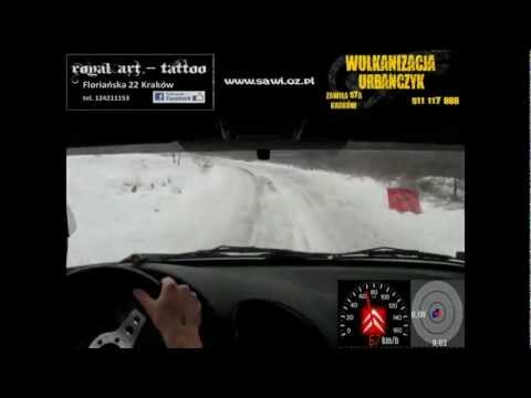 Zimowy Rally Oes Dębno 2012 Ł.Sawicki/M.Wieczorek Citroen SaxoVTS onboard