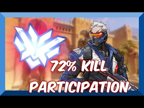 Top 500 Ranked Overwatch w/ Soldier 76 (72% Kill Participation)