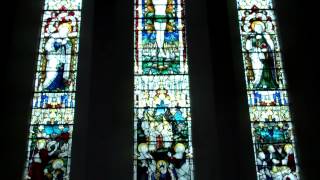 preview picture of video 'Resurrection Stained Glass Window Parish Church Bridge Of Allan Scotland'