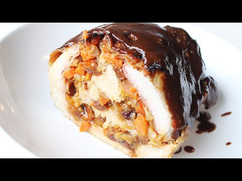 Lomo relleno para Navidad