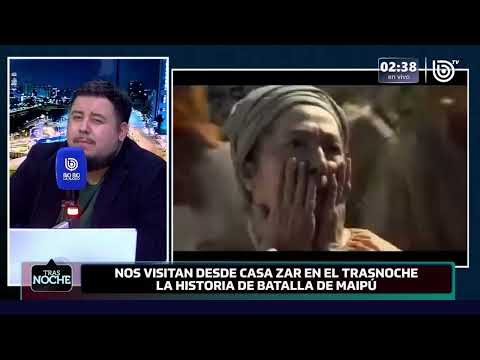 "Batalla de Maipú" en el Trasnoche de Radio Bio Bio junto a Carlos Barría de Casa Zar