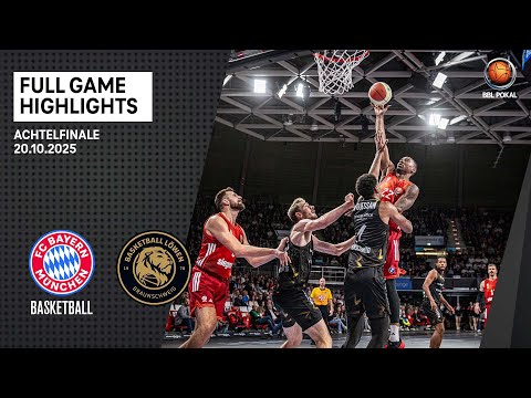 FC Bayern Basketball vs. Basketball Löwen Braunschweig - Full Game Highlights - Achtelfinale, 25/26