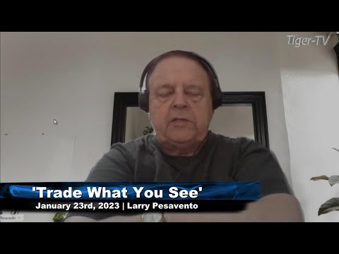 January 23rd, Trade What You See with Larry Pesavento  on TFNN - 2023