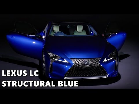 2018 Lexus LC Structural Blue Explained