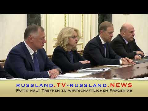 Putin hält Treffen zu wirtschaftlichen Fragen ab