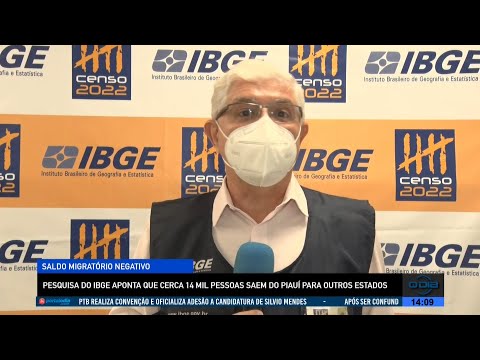 Pesquisa do IBGE aponta que cerca de 14 mil pessoas saem do Piauí para outros estados 28 07 2022