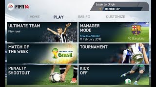 How to unlock fifa 14 all modes and free 2018 squad + kits .. No root No survey (Android Game)