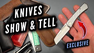 Multiple Show & Tell Knives For Enthusiasts