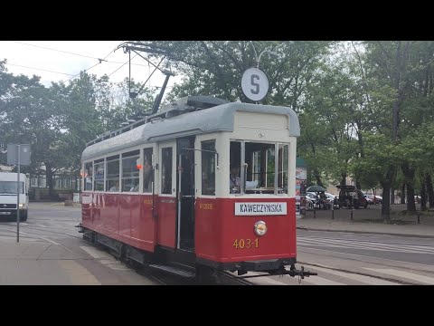 Linia S - Wagon K #403-1 ( Berlinka ) ( Tramwaje Warszawskie )
