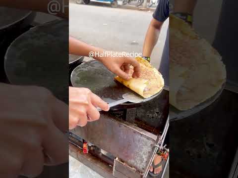 Famous Ice Cream Dosa || Indian Street Food #shorts #shortsvideo