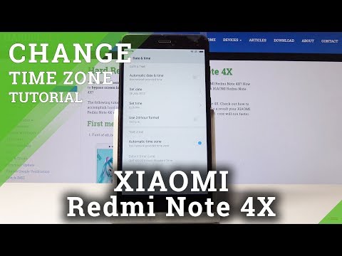How to Set Up Date in Xiaomi Redmi Note 4X - Automatic Date&Time
