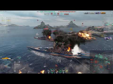 Bourgogne T10 French BB | 300k Damage | World of Warships