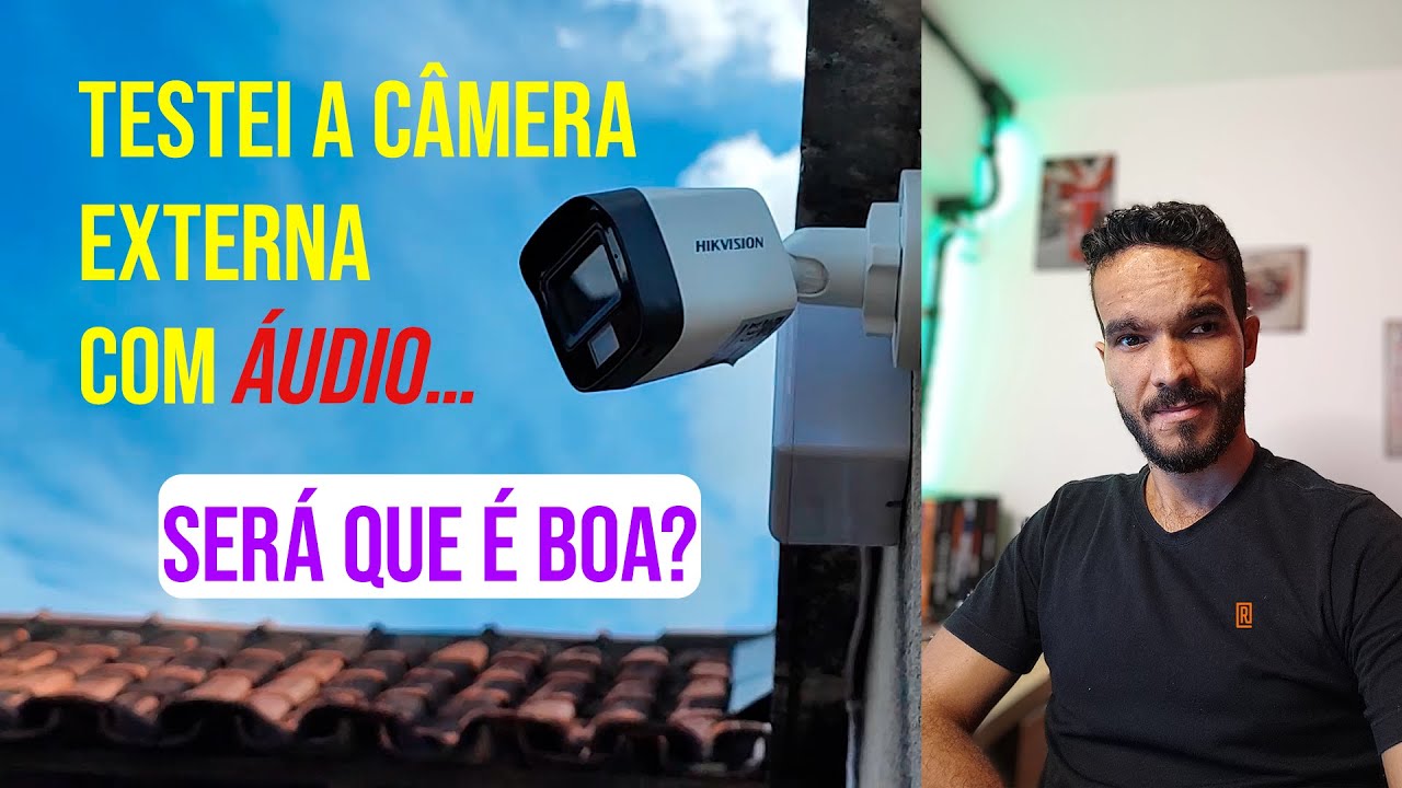 Miniatura da avaliação em vídeo de Câmera Analógica Hikvision DS-2CD1021G0-I 2MP Bullet Network Branco