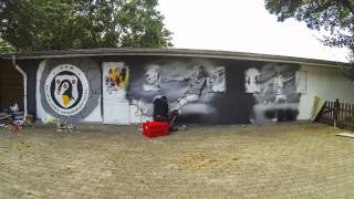 preview picture of video 'Graffiti Wevelinghoven Vereinsheim'