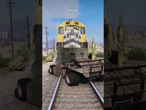 MISSION TO STOP A TRAIN USING ANYTHING IN GTA 5 - GTA 5 MOD