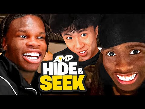 Ray Plays Hide & Seek With AMP & Travis Hunter!