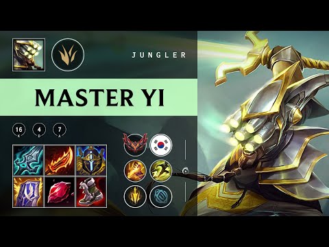 Master Yi Jungle vs Rek'Sai - KR Grandmaster Patch 25.24
