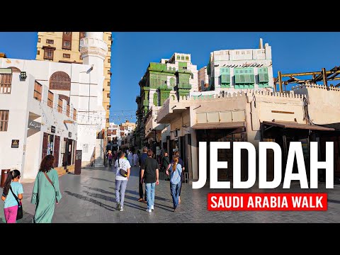 JEDDAH, Saudi Arabia 🇸🇦 Inside Historic Al-Balad | 4K Walking Tour