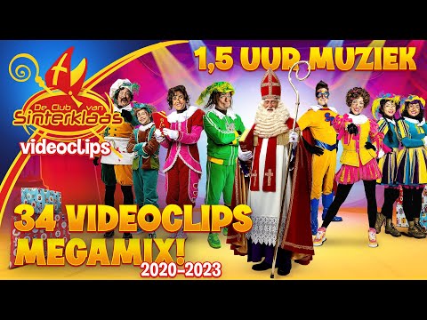 34 VIDEOCLIPS MEGAMIX COMPILATIE 🎶 2020-2023 • SINTERKLAASLIEDJES • De Club van Sinterklaas🎵