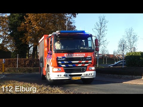 [SINTERKLAAS SPECIAL] Sinterklaas en zijn zwarte pieten komen met spoed aan bij brandweer Elburg