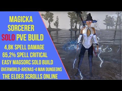 ESO Magicka Sorcerer Solo PVE Build - Easy Magicka Sorcerer Solo Build - Flames of Ambition