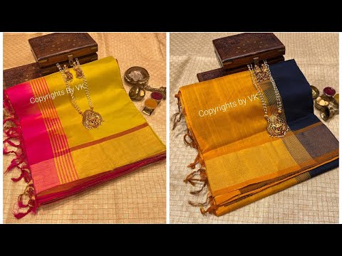 Pure Tripura Silk Cotton Saree | VG Fashions